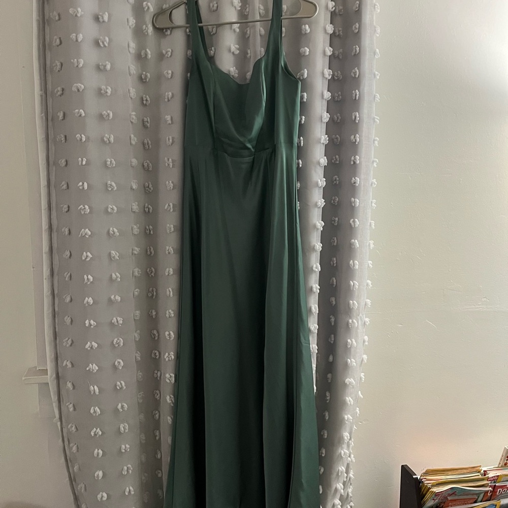 Birdy Grey Eucalyptus Satin Bridesmaid Dress